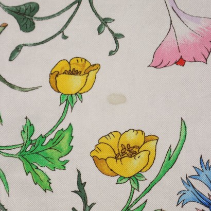 Foulard Gucci Vintage Soie Italie Années 1960-1970