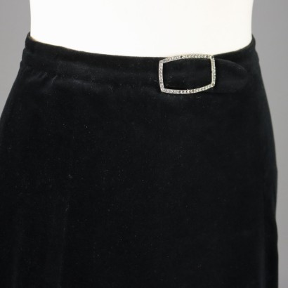 Jupe Velours Taille S Italie Années 1970-1980