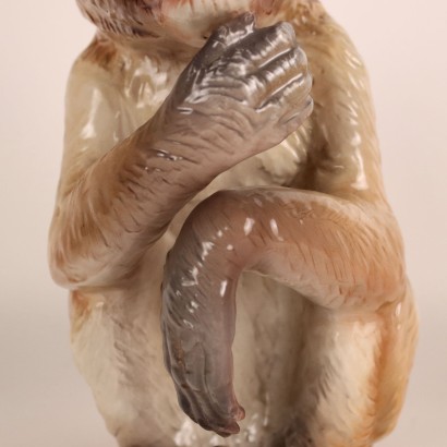 Monkey Ronzan Man. Ceramic Italy 1960s