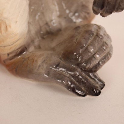 Monkey Ronzan Man. Ceramic Italy 1960s