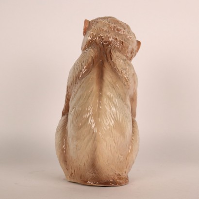 Monkey Ronzan Man. Ceramic Italy 1960s