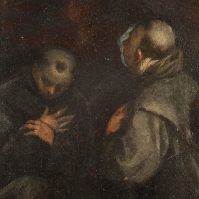 Dipinto con sant'Antonio che Pr,Sant'Antonio che predica ai con