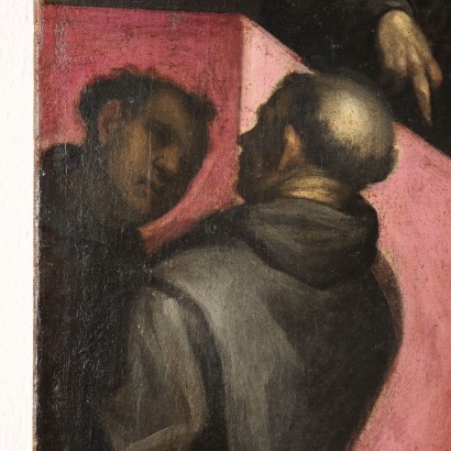Dipinto con sant'Antonio che Pr,Sant'Antonio che predica ai con