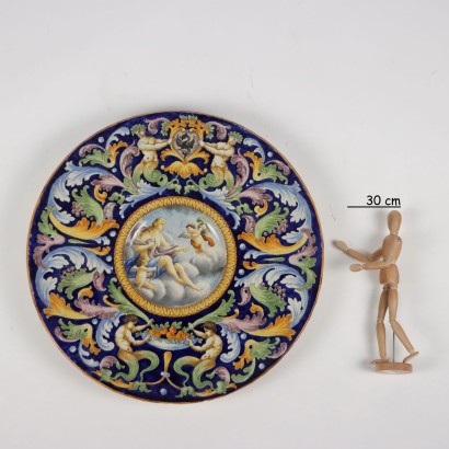 antiquariato, piatto, antiquariato piatti, piatto antico, piatto antico italiano, piatto di antiquariato, piatto neoclassico, piatto del 800,Coppia di Piatti da Parata in Stile