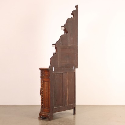 Corner Cupboard Neo-Renaissance Wood France XIX Century