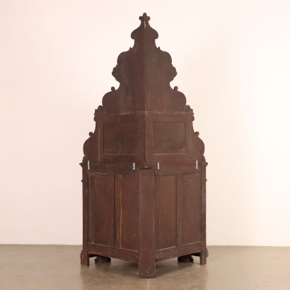 Corner Cupboard Neo-Renaissance Wood France XIX Century