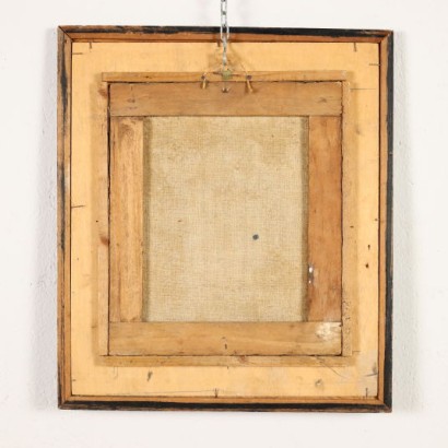 arte, arte italiana, pittura ottocento italiana,Dipinto con Donna che Mendica