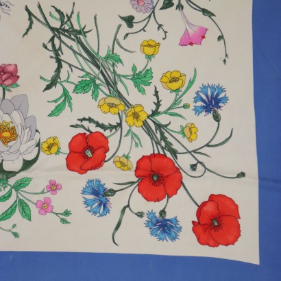 Vintage Gucci Scarf Silk Italy 1970s