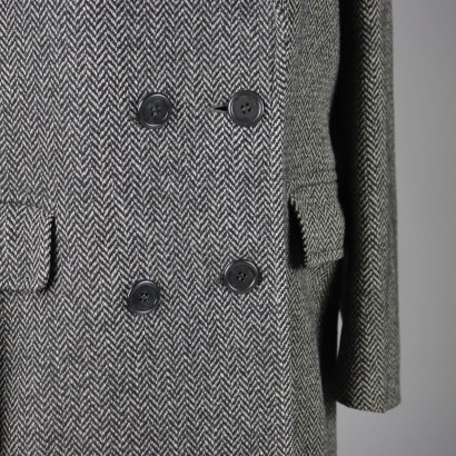Vintage Coat Aquascutum Wool United Kingdom 1970s-1980s