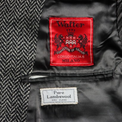 Vintage Coat Aquascutum Wool United Kingdom 1970s-1980s