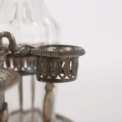 antigüedades, servicio de mesa, servicio de mesa antigüedades, servicio de mesa antiguo, servicio de mesa italiano antiguo, servicio de mesa antiguo, servicio de mesa neoclásico, servicio de mesa del siglo XIX, aceitera de plata, fabricación de Milán