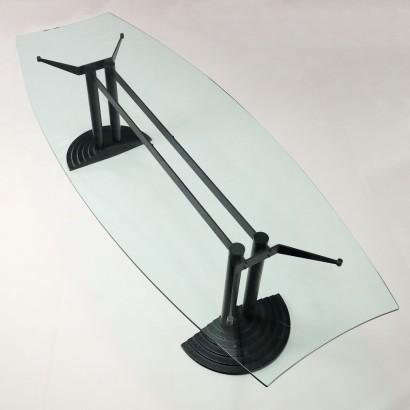 modernariato, modernariato di design, tavolo, tavolo modernariato, tavolo di modernariato, tavolo italiano, tavolo vintage, tavolo anni '60, tavolo design anni 60,Grande Tavolo Riunioni IVM Anni 90