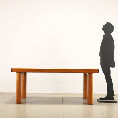 Extendable Table Beech Italy 1980s