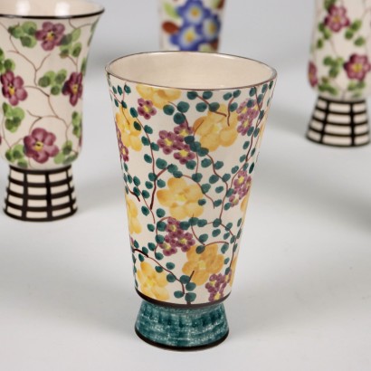 antiquariato, vaso, antiquariato vaso, vaso antico, vaso antico italiano, vaso di antiquariato, vaso neoclassico, vaso del 800,Gruppo di Vasi in Terraglia