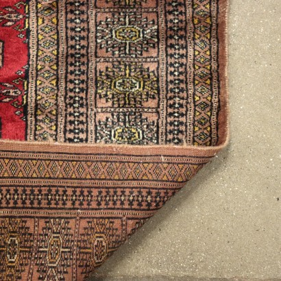 Bukhara Carpet Cotton Fine Knot Pakistan 1990s