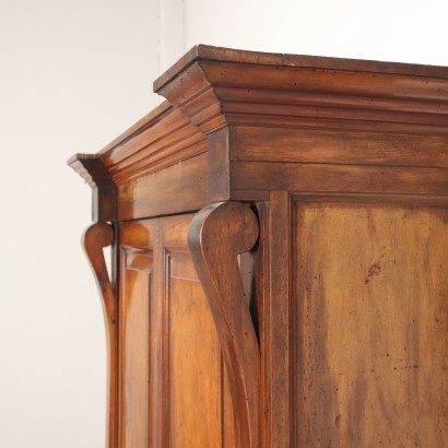 Cupboard Restoration Walnut Italy XIX Century