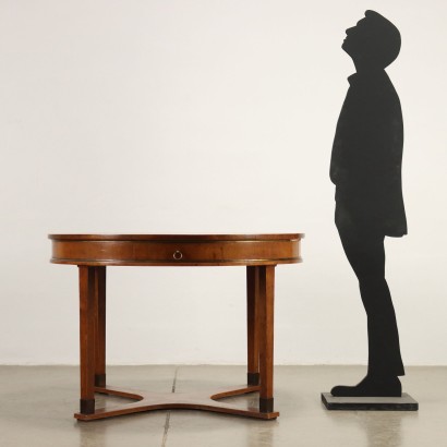 Round Table Mahogany Italy XX Century