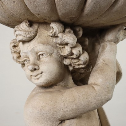 antiquariato, arredo giardino, antiquariato arredi giardino, arredo giardino antico, arredo giardino antico italiano, arredo giardino di antiquariato, arredo giardino neoclassico, arredo giardino del 800,Fioriera con Putto a Tuttotondo