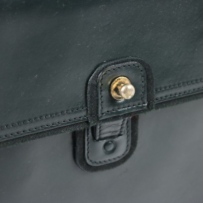 Sac Vintage Trussardi Cuir Italie Années 1990