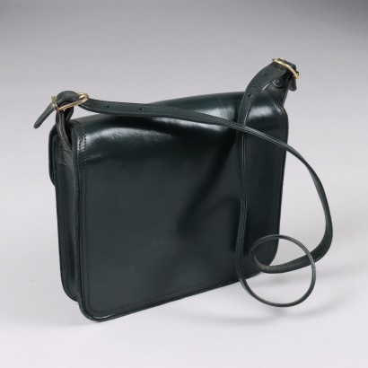 Sac Vintage Trussardi Cuir Italie Années 1990