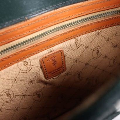 Sac Vintage Trussardi Cuir Italie Années 1990