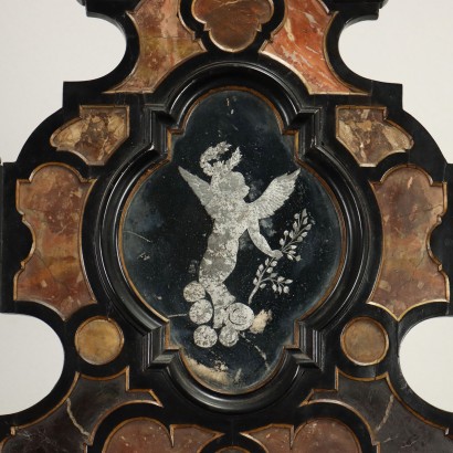 Cupboard Ebonized Wood Italy XIX Century