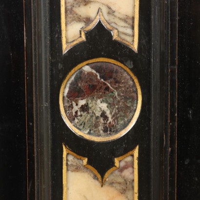 Cupboard Ebonized Wood Italy XIX Century