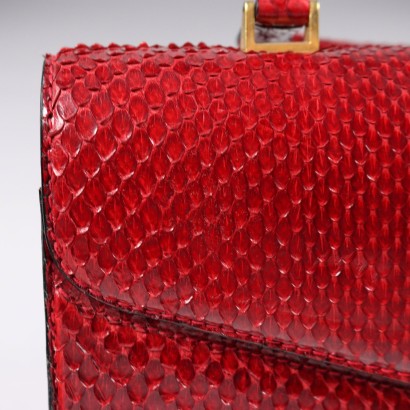 Sac Vintage Cuir de Reptile Italie Années 1950
