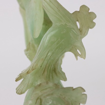 Sculptural Group Serpentine Stone China XX Century