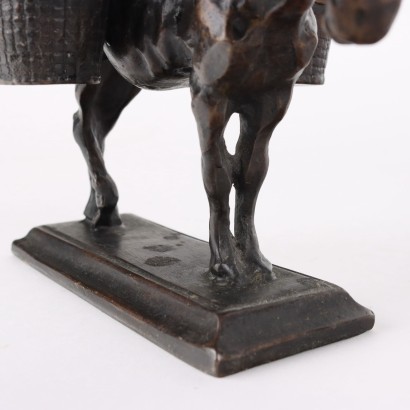 antiquariato, bronzo, antiquariato bronzi, bronzo antico, bronzo antico italiano, bronzo di antiquariato, bronzo neoclassico, bronzo del 800,Asinello in Bronzo