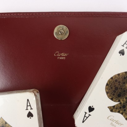 arte moderno, diseño de arte moderno, objetos, objetos de arte moderno, objetos de arte moderno, objetos italianos, objetos antiguos, objetos de los años 60, objetos de diseño de los años 60, Naipes Cartier con estuche