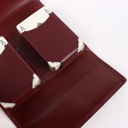 arte moderno, diseño de arte moderno, objetos, objetos de arte moderno, objetos de arte moderno, objetos italianos, objetos antiguos, objetos de los años 60, objetos de diseño de los años 60, Naipes Cartier con estuche