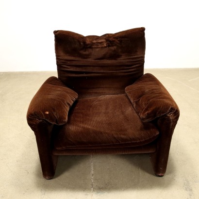 modernariato, modernariato di design, poltrona, poltrona modernariato, poltrona di modernariato, poltrona italiana, poltrona vintage, poltrona anni '60, poltrona design anni 60,Poltrone nello Stile Maralunga Anni 80