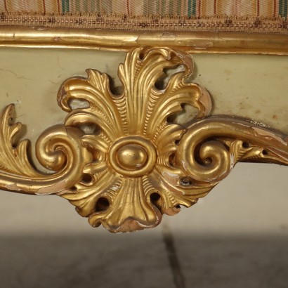 antiquariato, divani, antiquariato divani, divani antichi, divani antichi italiani, divano di antiquariato, divano neoclassico, divano del 800,Coppia di Divanetti Eclettici