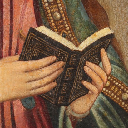 Dipinto figura di Santa ,Dipinto Figura di Santa