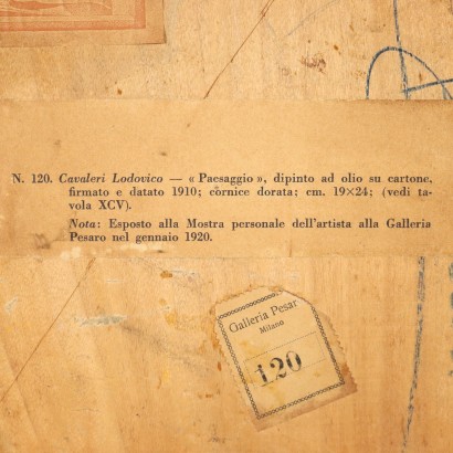 Gemälde von Lodovico Cavaleri, Landschaft, Ludovico Cavaleri, Ludovico Cavaleri, Ludovico Cavaleri, Ludovico Cavaleri