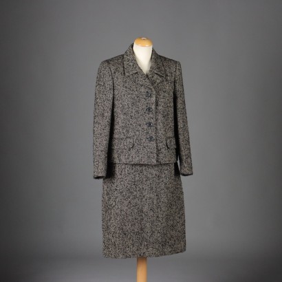 Vintage Tailleur Herno Wool Size 22 Italy 1990s