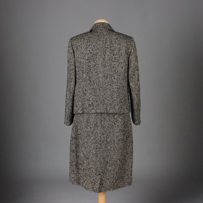 Vintage Tailleur Herno Wolle Gr. 48 Italien 1990er
