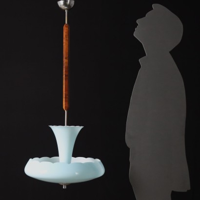 modernariato, modernariato di design, lampadario, lampadario modernariato, lampadario di modernariato, lampadario italiano, lampadario vintage, lampadario anni '60, lampadario design anni 60,Lampada Anni 40