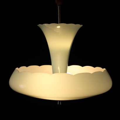 modernariato, modernariato di design, lampadario, lampadario modernariato, lampadario di modernariato, lampadario italiano, lampadario vintage, lampadario anni '60, lampadario design anni 60,Lampada Anni 40