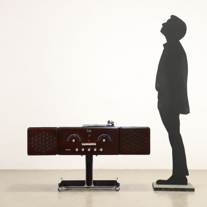 Briovega RR126 Radiophonograph Wood Italy 1970s