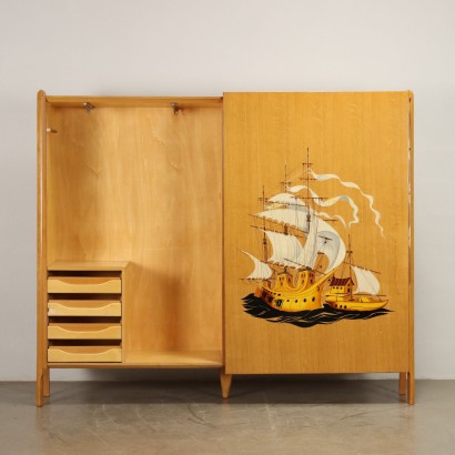 modernariato, modernariato di design, credenza, credenza modernariato, credenza di modernariato, credenza italiana, credenza vintage, credenza anni '60, credenza design anni 60,Mobile Anni 50