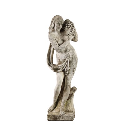 Statua Femminile Allegoria Autunno in Graniglia
