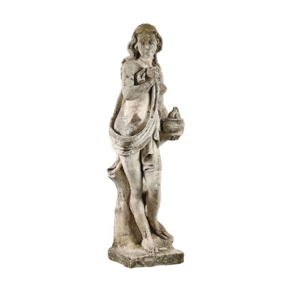 Statua Femminile Allegoria Inverno in Graniglia