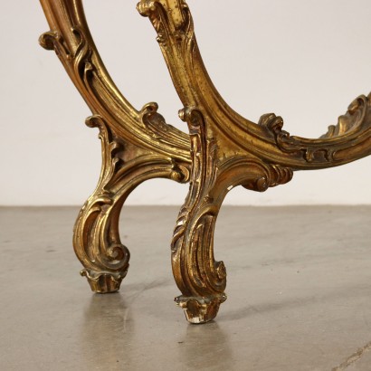 Konsole mit Spiegel Barockstil Holz Italien XX Jhd