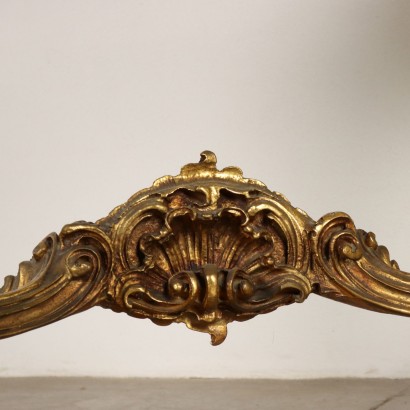 Konsole mit Spiegel Barockstil Holz Italien XX Jhd