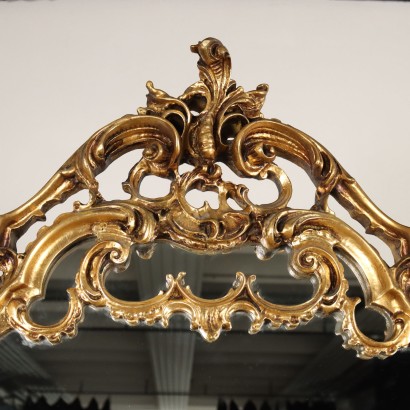 Konsole mit Spiegel Barockstil Holz Italien XX Jhd