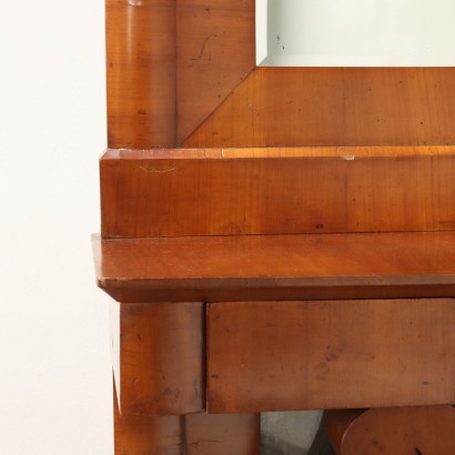 Konsole mit Spiegel Karl X Kirschbaum Italien XIX Jhd