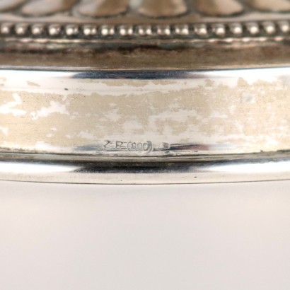 Paire de Candélabres Argent Italie XXe Siècle