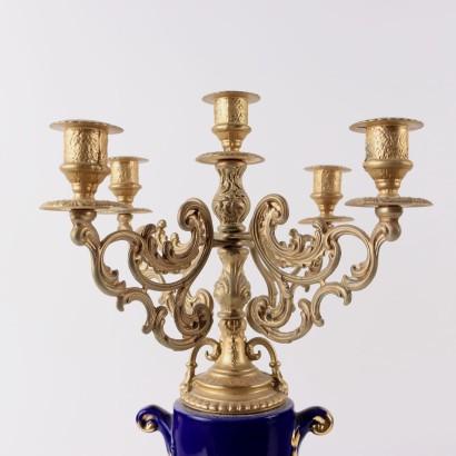Trittico Orologio in Stile Barocchetto